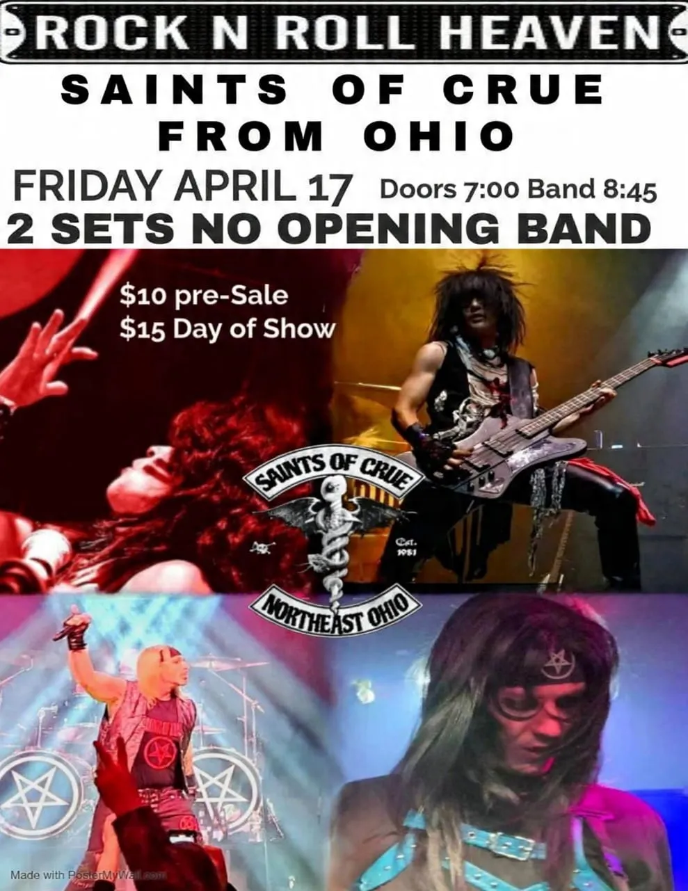 SAINTS OF CRUE - Tribute to Motley Crue