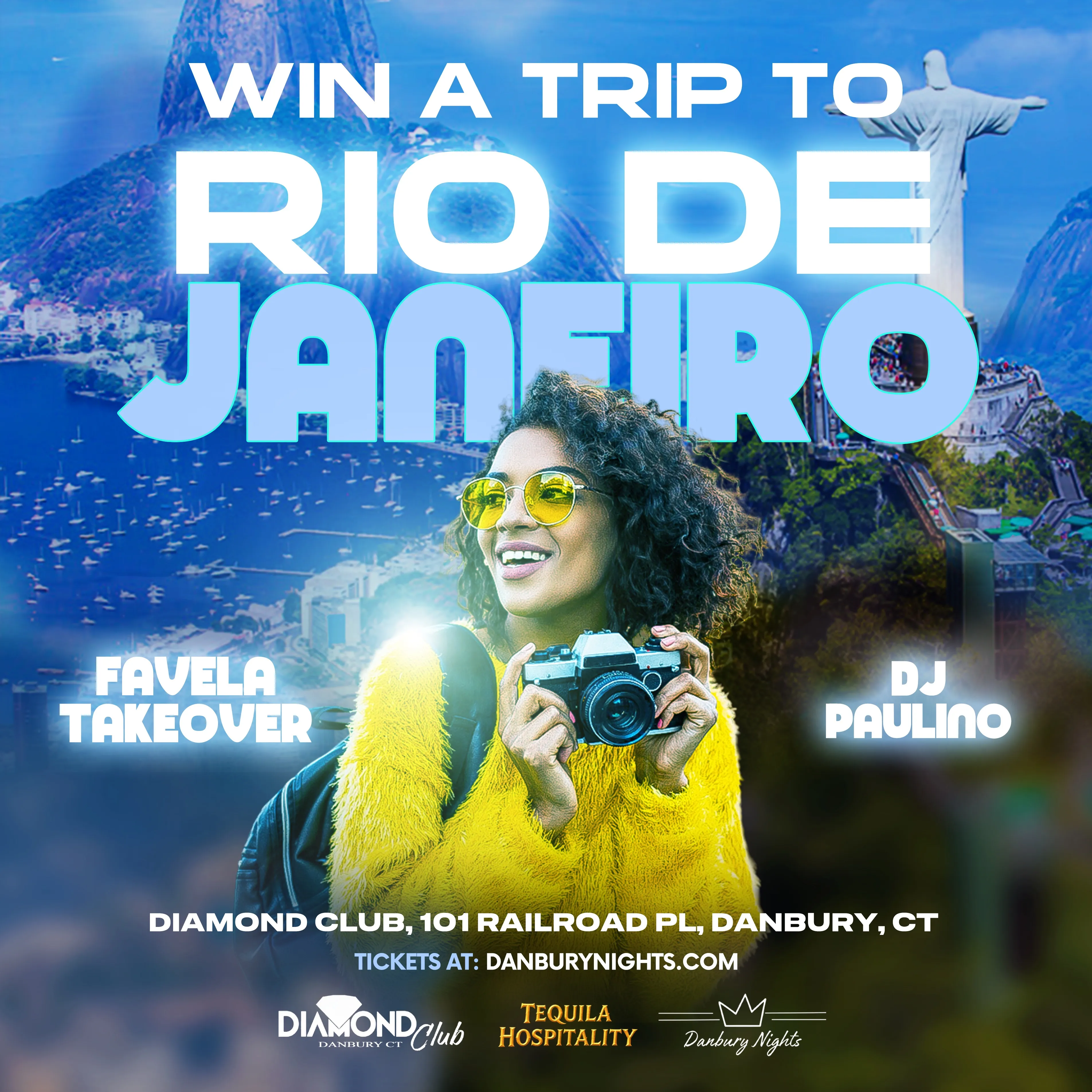 Favela Takeover: Win A Trip To Rio De Janeiro flyer