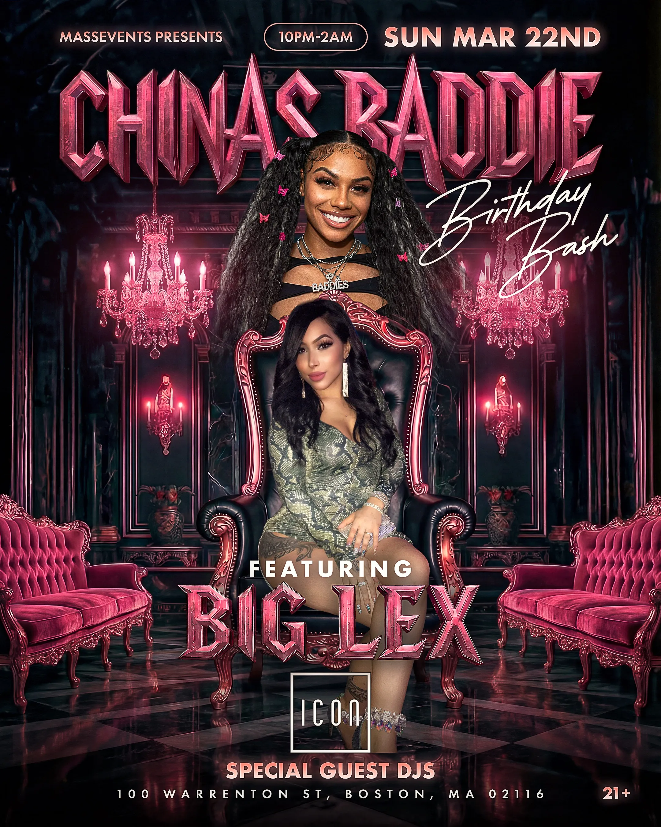 Big Lex @ ICON flyer