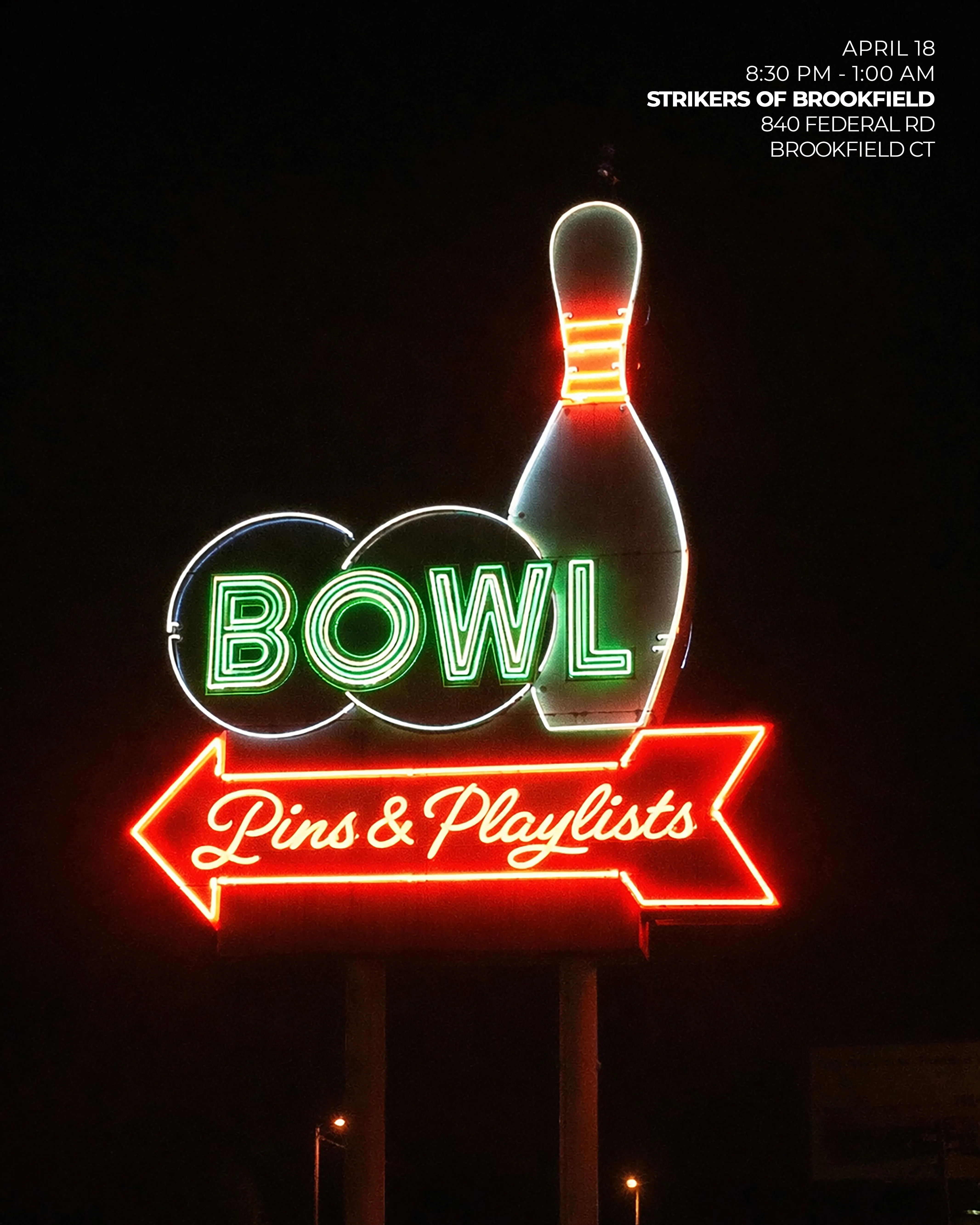 PINS & PLAYLISTS: R&B NIGHTS AT THE ALLEY flyer