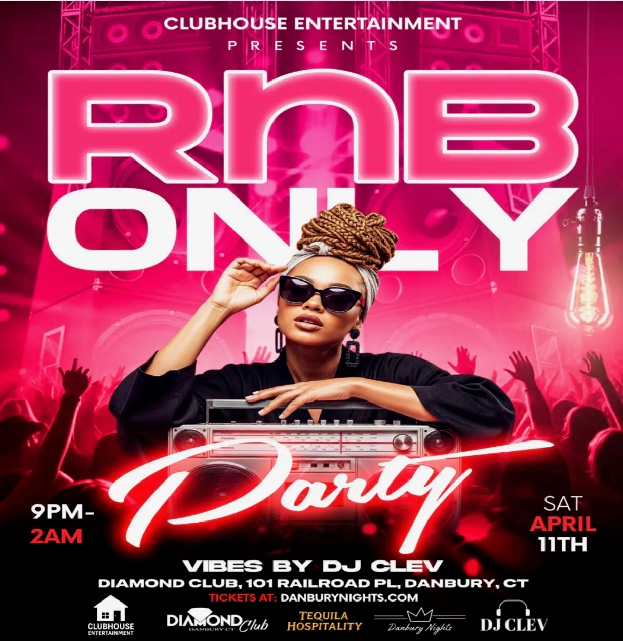 RnB Only Party flyer