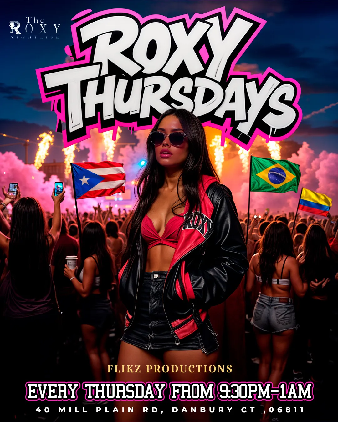 Roxy Thursdays flyer