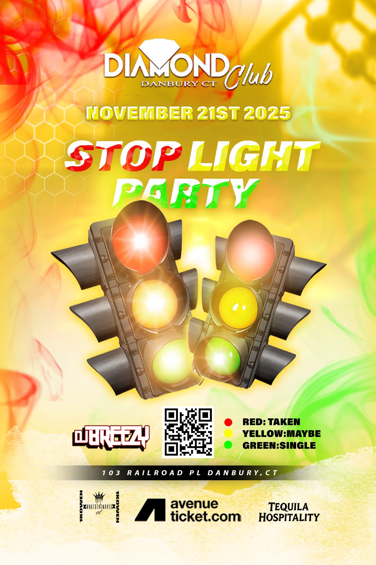 Stop Light Party flyer