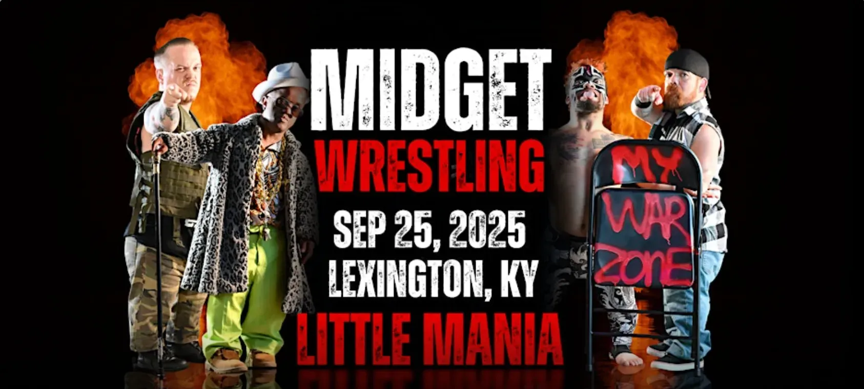 Little Mania Midget Wrestling – Lexington, KY – Thu, Sep 25 flyer