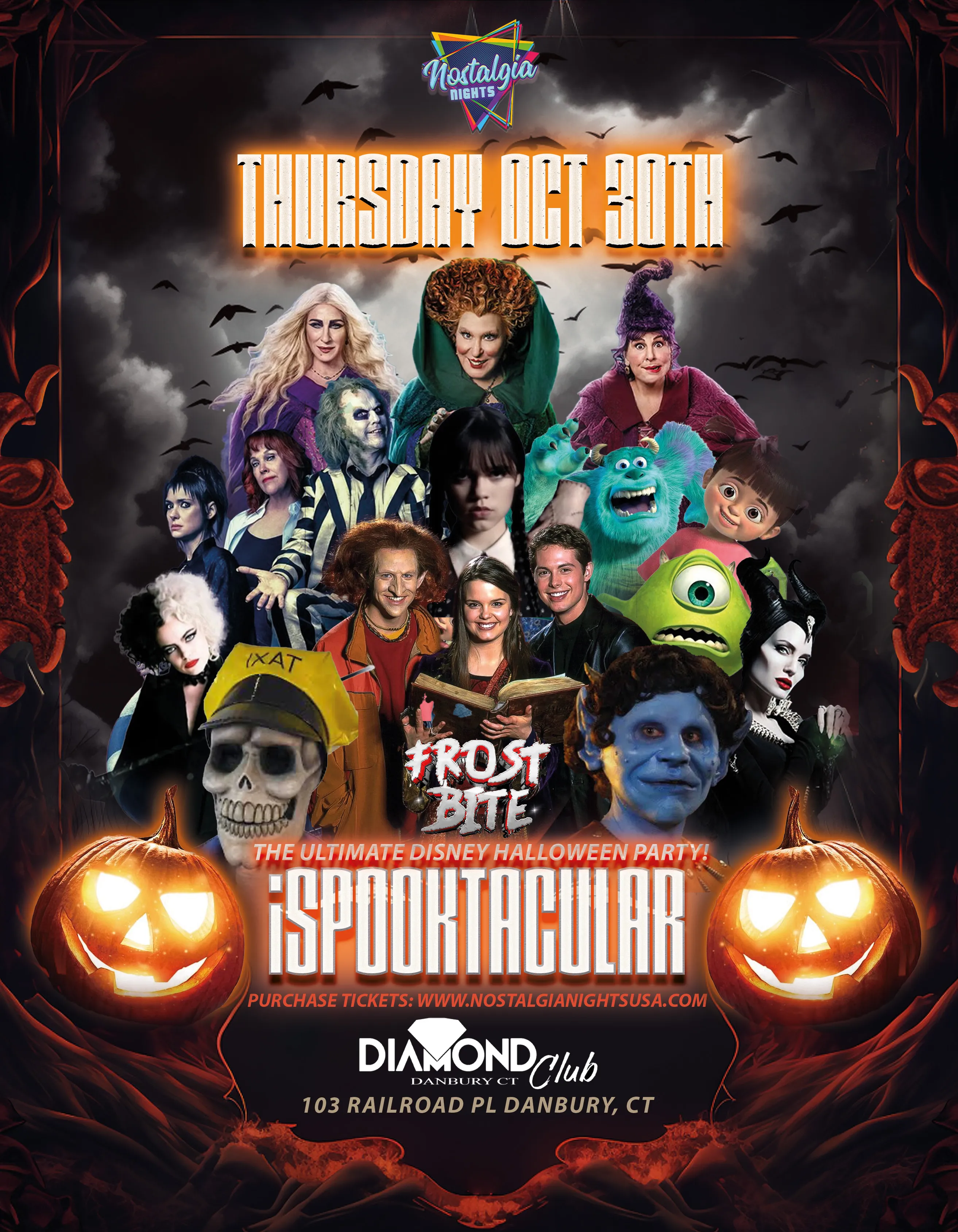 iSpooktacular: The Ultimate Disney Halloween Party! flyer