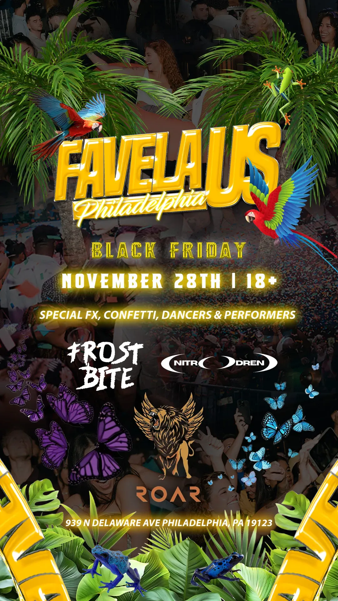 Favela Black Friday | ROAR flyer