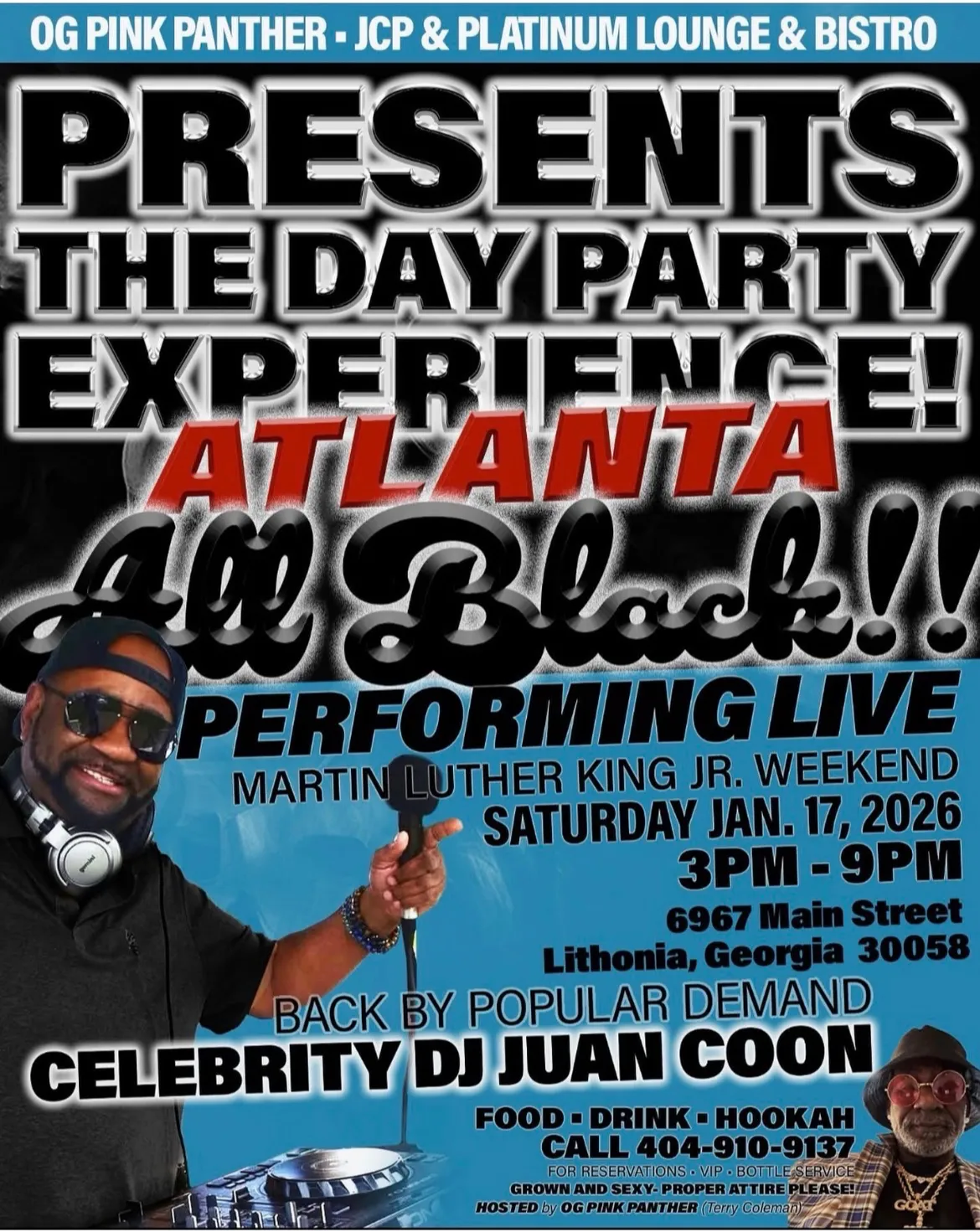 Day Party Experience - Atlanta flyer