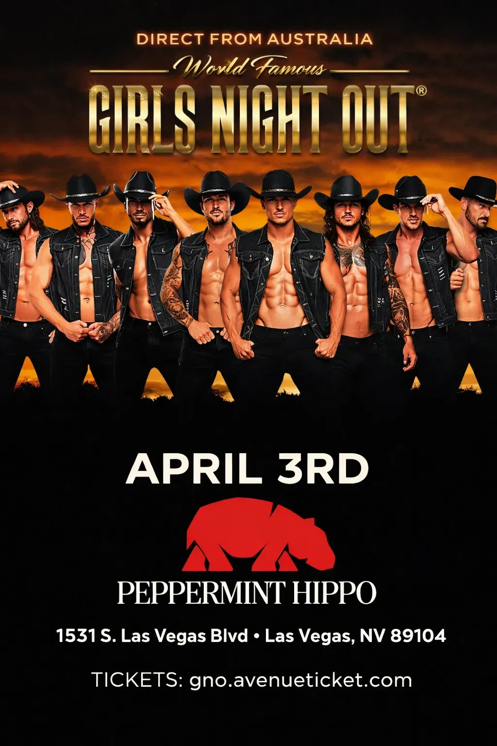 Girls Night Out The Show - Australia Takeover- LAS VEGAS, NV flyer