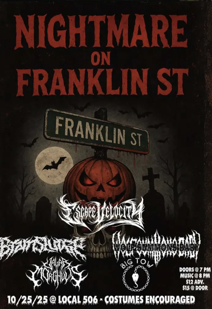 Nightmare on Franklin Street: Escape Velocity, BRAINSLUDGE, Wolf Summons Baby, Valar Morghulis, and Big Tow