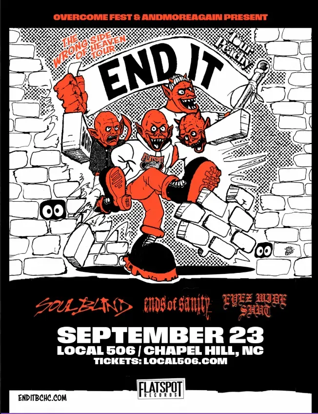 End it with Soul Blind and Ends of Sanity flyer