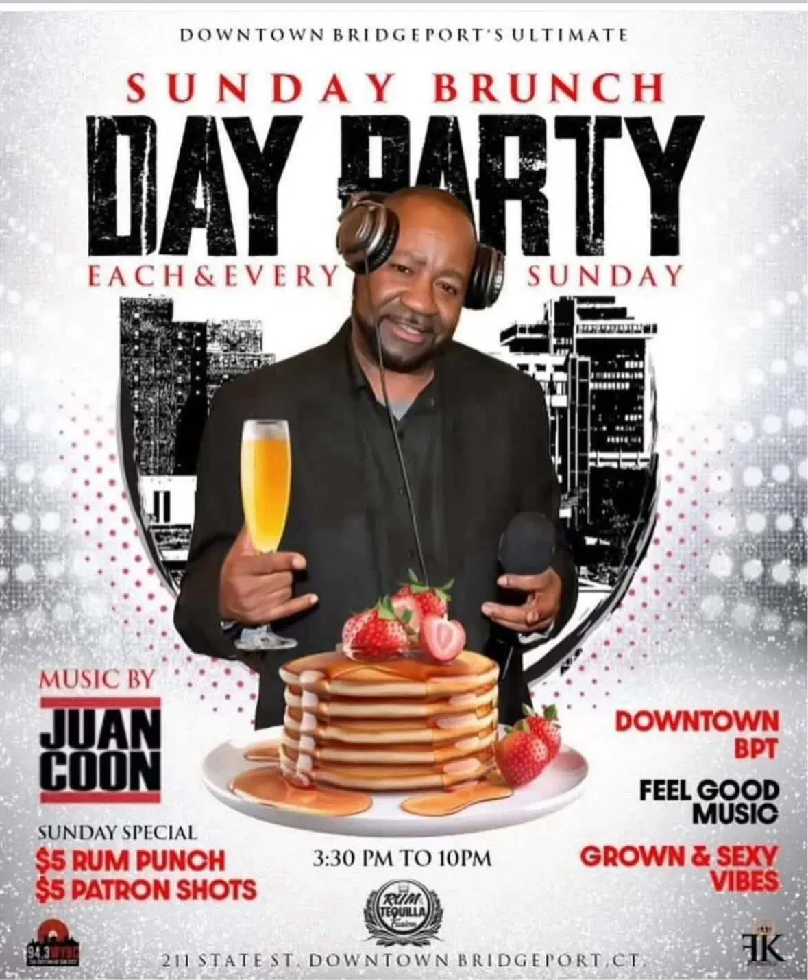 Sunday Brunch Day Party flyer