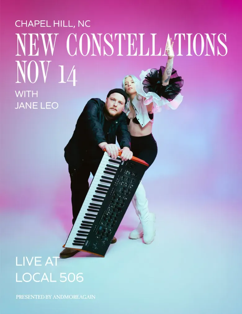 New Constellations with Jane Leo flyer