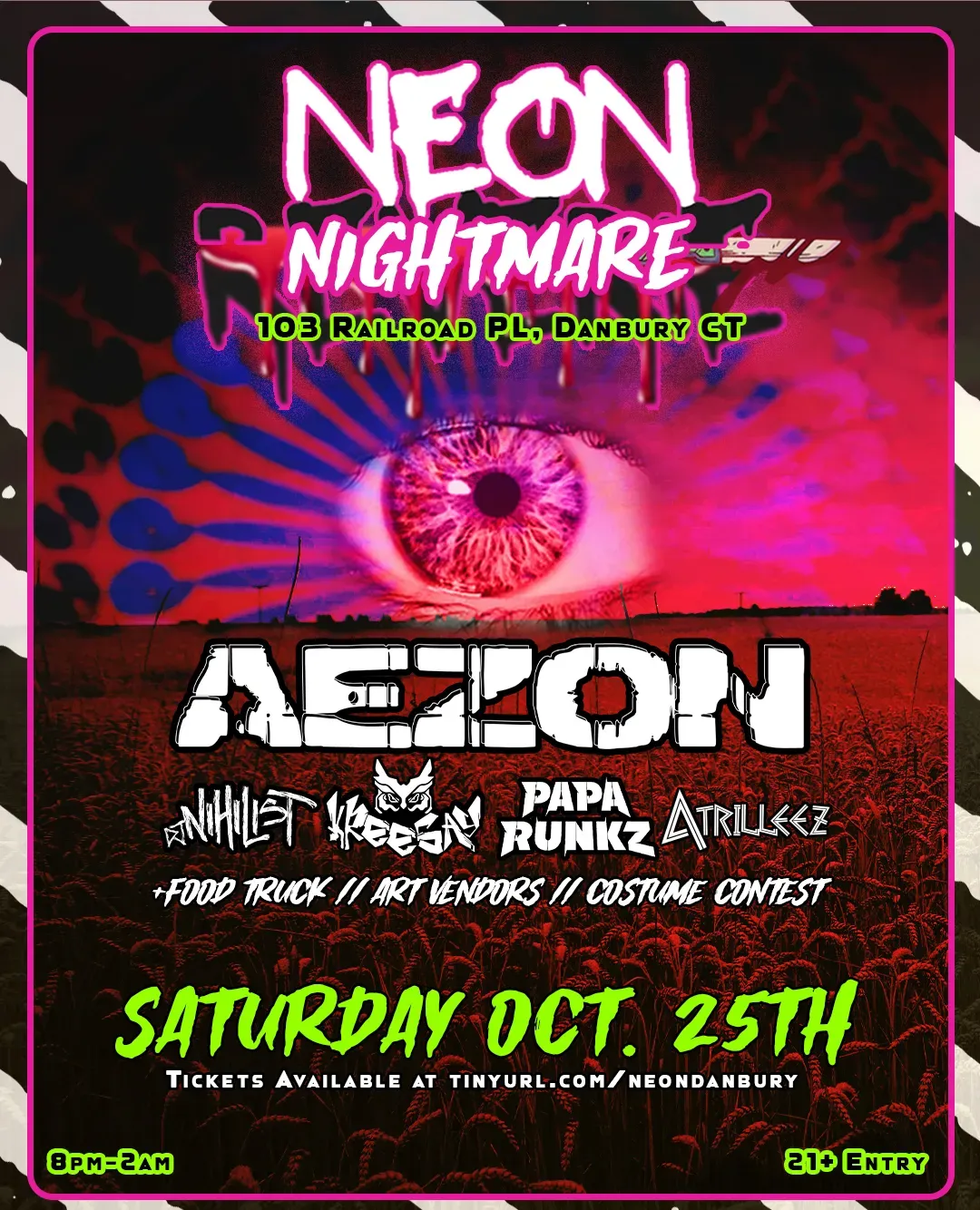 NEON NIGHTMARE flyer