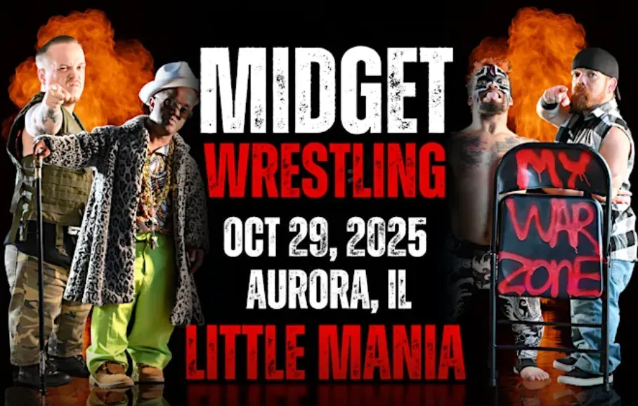 Little Mania Midget Wrestling – Aurora, IL – October 29, 2025 – Buy Now