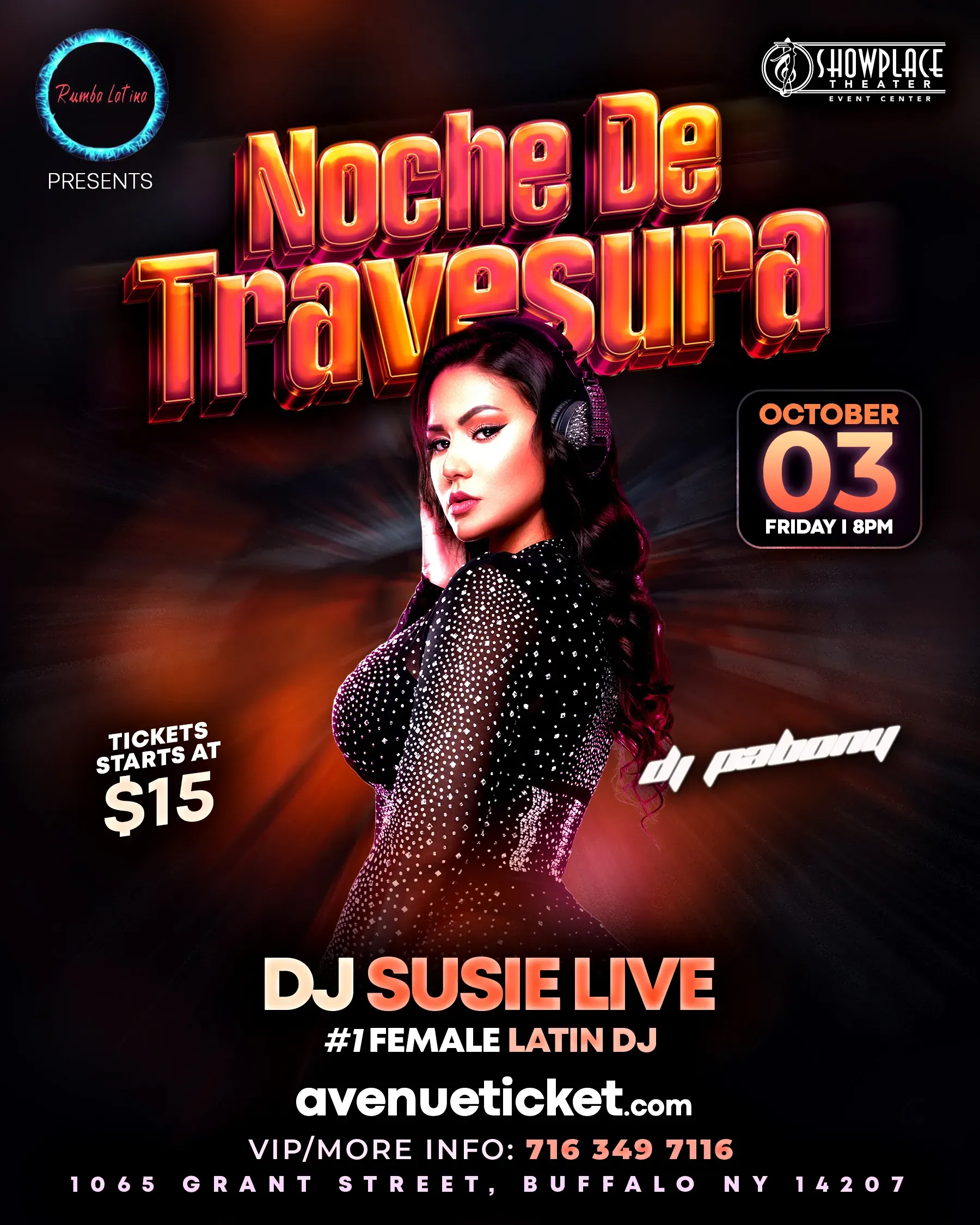 NOCHE DE TRAVESURA flyer
