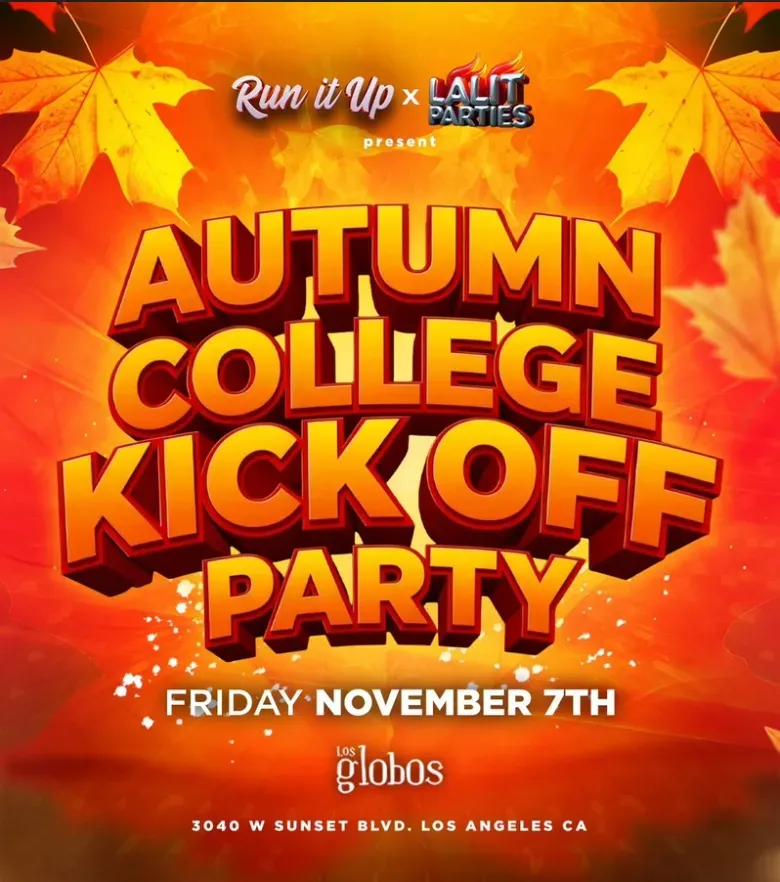 Autumn College Kick Off Party flyer