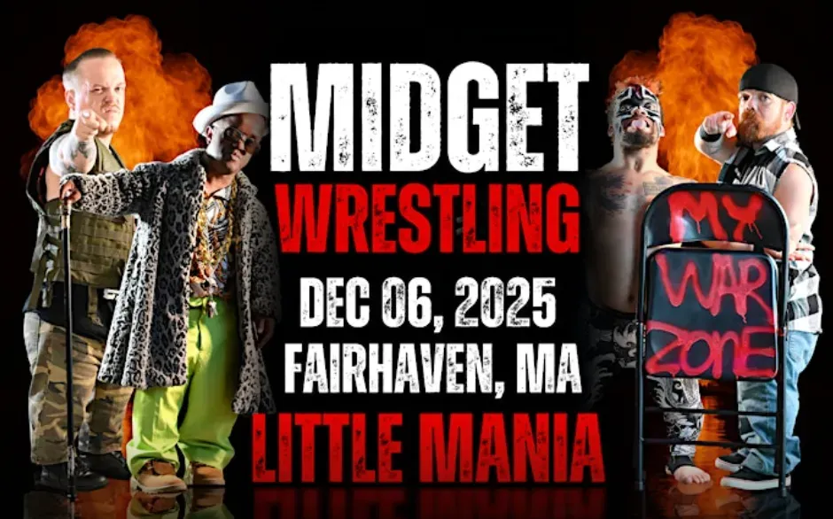 Little Mania Midget Wrestling – Fairhaven, MA – Dec 06, 2025 – Buy Now flyer