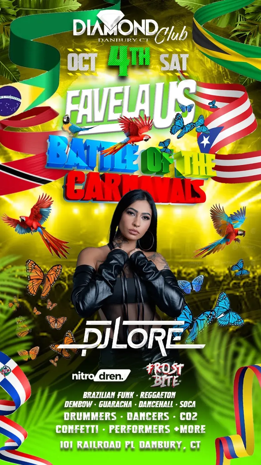 FAVELA US - Battle of the Carnavals flyer