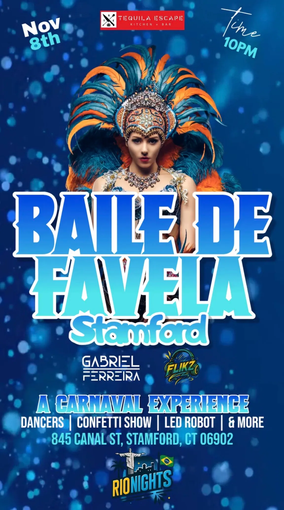 Baile De Favela Stamford flyer