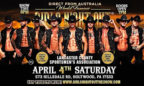 Girls Night Out the Show® AUSTRALIA TAKEOVER IN HOLTWOOD, PA, USA!! flyer
